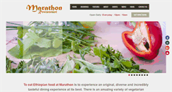 Desktop Screenshot of marathonrestaurant.co.uk